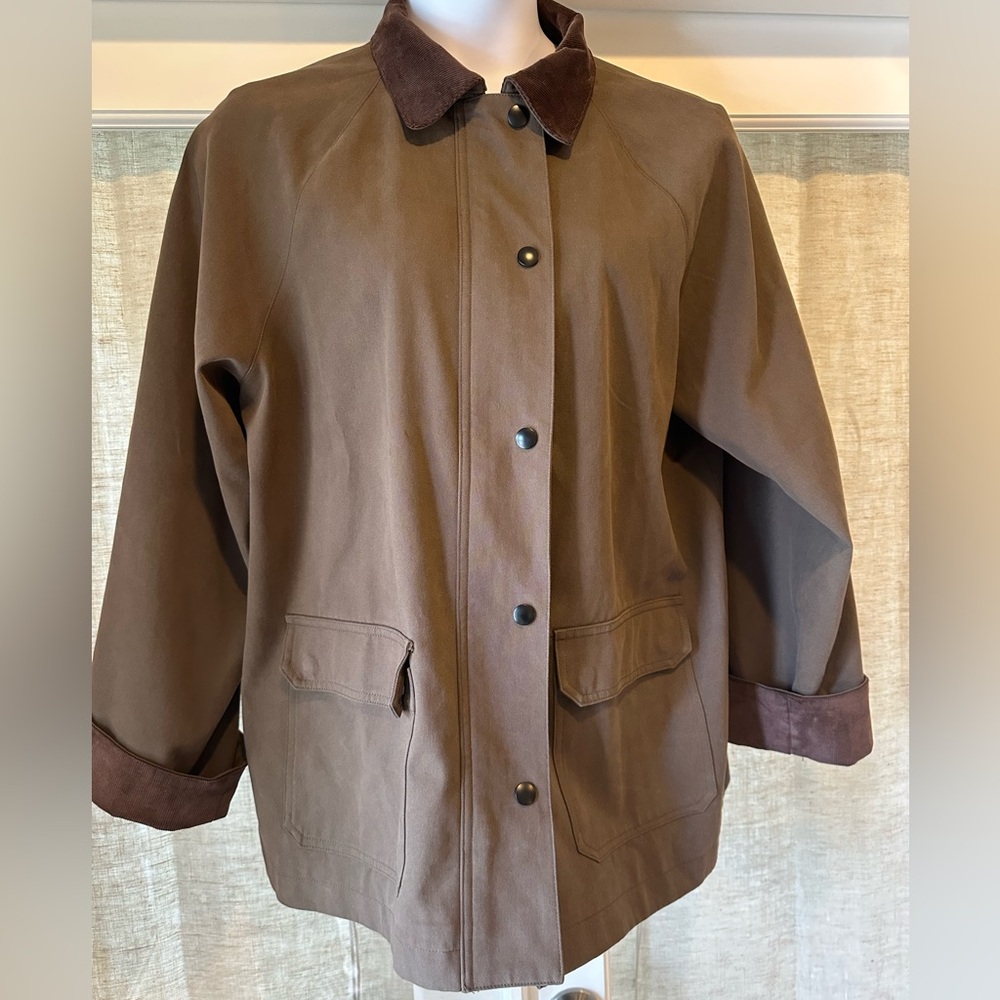 Moon River A-Line Barn Jacket Size L (oversized)